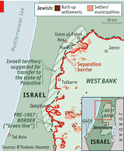israel palestine land swaps