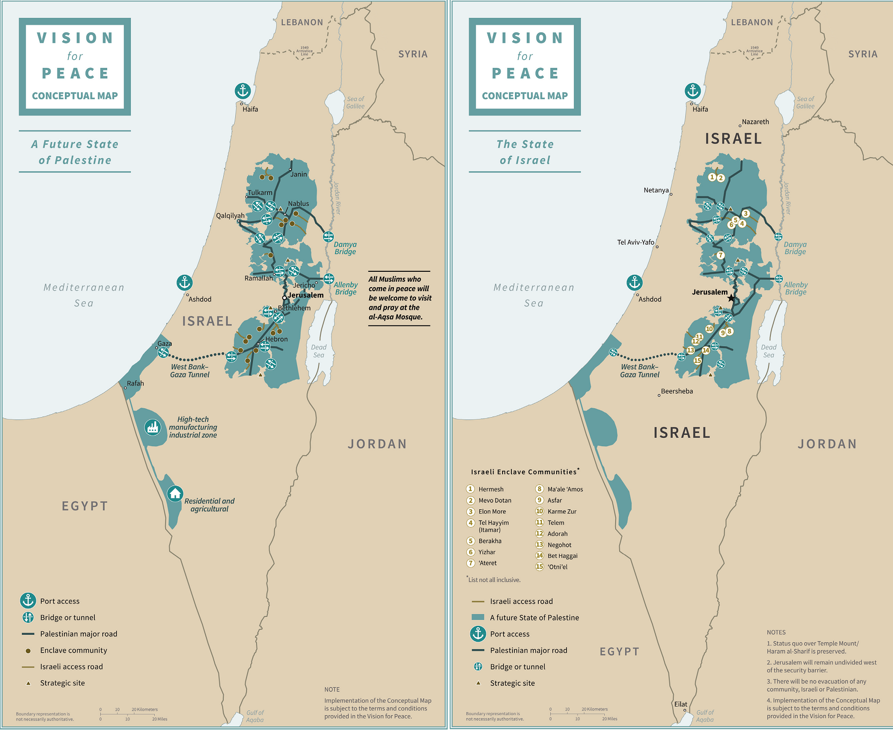 israel-palestine map